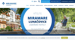 Desktop Screenshot of miramare-luhacovice.cz